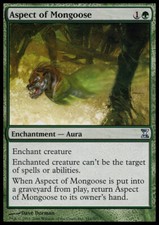 MTG ASPECT OF MONGOOSE FOIL ENGLISH EXC - ASPETTO DELLA MANGUSTA - TSP