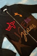  SWEATER cardigan vintage ICE JEANS ICEBERG TG.XL veste L circa made in Italy