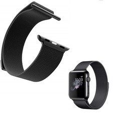 CINTURINO NERO 42MM MAGLIA