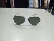 Ray-ban Aviator Goccia Rb3025 Tg58 Montatura Nero Lenti Nere Buone Condiz. A832