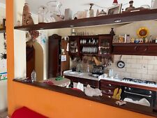 cucina usata completa marca Dolfi. In legno massello e marmo di Carrara 