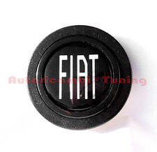 Pulsante Clacson per Volante Sportivo per FIAT EPOCA Logo Stemma Nero