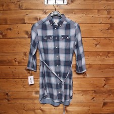 Camicia LEVI'S tg. M Usato (SA1326) Blu a Quadri Donna Levis