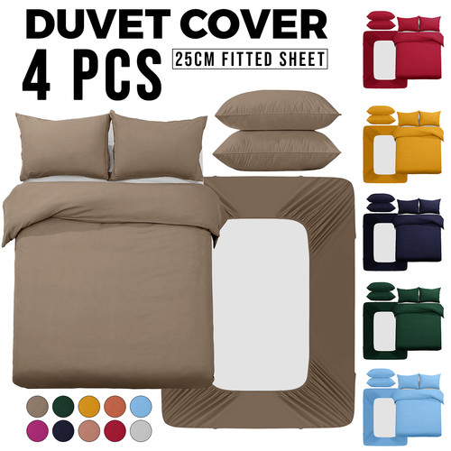 Set copripiumino tinto lusso - , 4