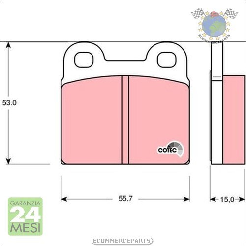 Kit pastiglie freno trw - freno,