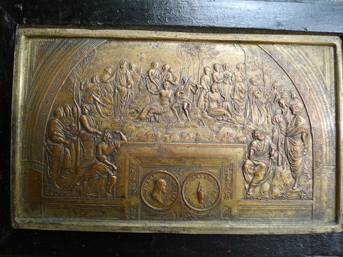 Antica placca medaglia - placca,