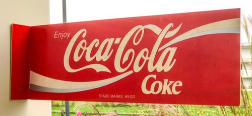 Coca cola insegna targa - coca-cola,