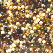 50 Perles à Facettes de