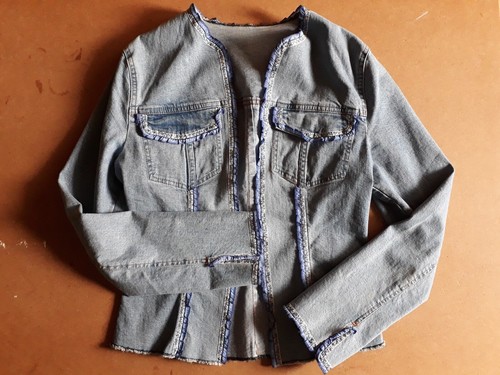 Giacca donna jeans blu - giacca,