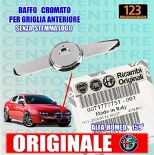 BAFFO CROMATO SENZA FREGIO PER