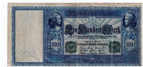 Banconota del reich ein - del,
