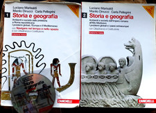 LOTTO IN 2 VV "STORIA E GEOGRAFIA EDIZ.ROSSA" con DVD - L.MARISALDI - ZANICHELLI