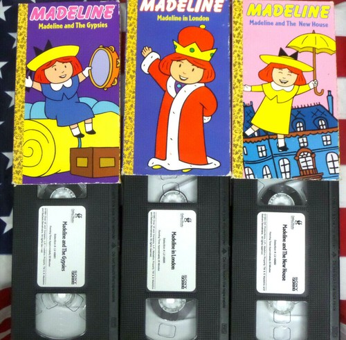 Madeline vhs lot - madeline, of