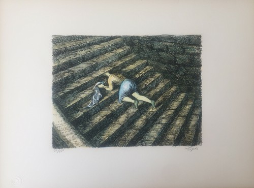 Lithographie roland topor - lithographie,
