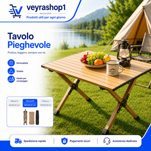 Tavolo campeggio pieghevole - tavolo, da
