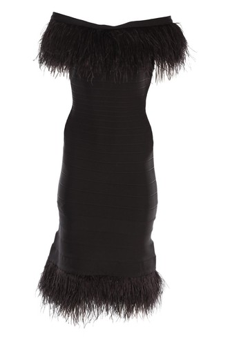 Herve leger abito midi - herve, fascia
