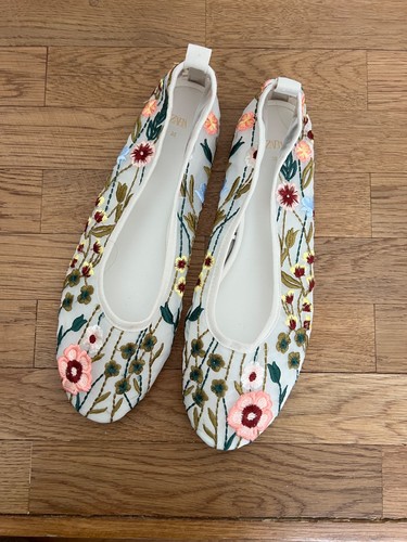 Zara ballerine mesh chiffon