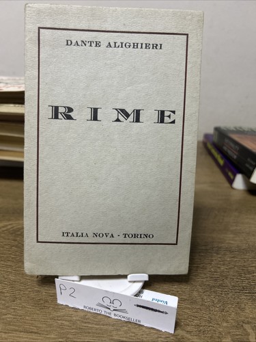 Dante alighieri rime - dante,
