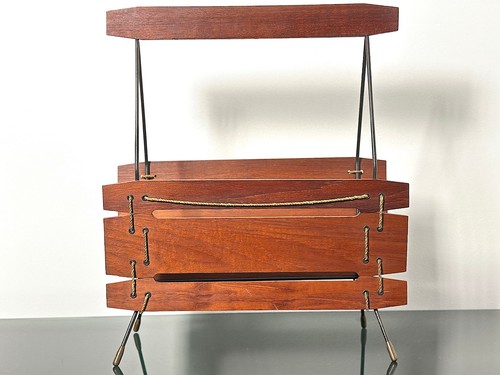 Portariviste vintage legno - portariviste,
