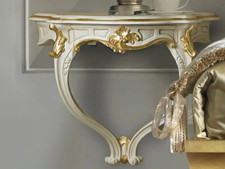 Coppia di comodini da parete Casa +39 Rossini - legno italiano, foglia oro