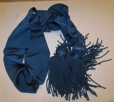 FASCIA SCIARPA COLORE BLU MILITARE REGIO ESERCITO R. AERONAUTICA REGIA MARINA