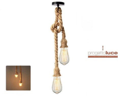 Portalampada canapa lampadario - canapa,