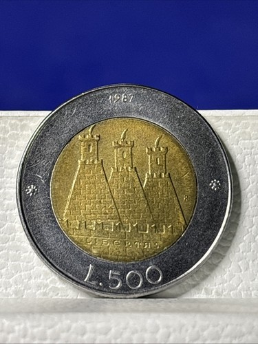 500 lire repubblica san - di,