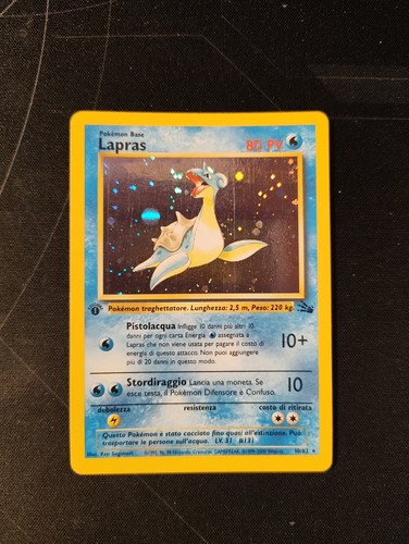 Pokemon lapras holo fossil - lapras,