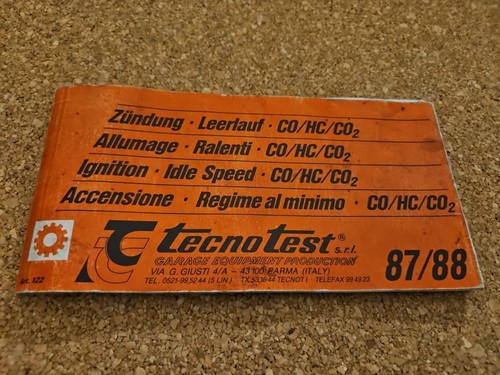 Tecnotest 1987 gamma - 1987/88,