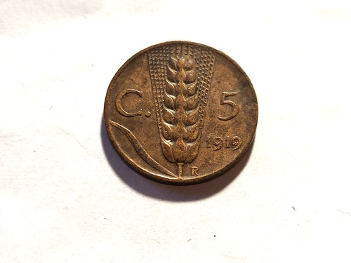 Centesimi spiga 1919 - 5,