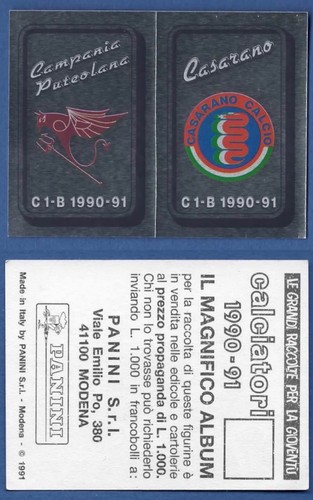 Scudetto calciatori panini - calciatori,