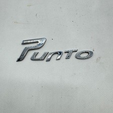 SCRITTA FIAT PUNTO LOGO EMBLEMA SIGA BADGE FREGIO ORIGINALE L-264