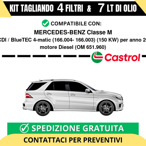 Tagliando per mercedes benz - tagliando,