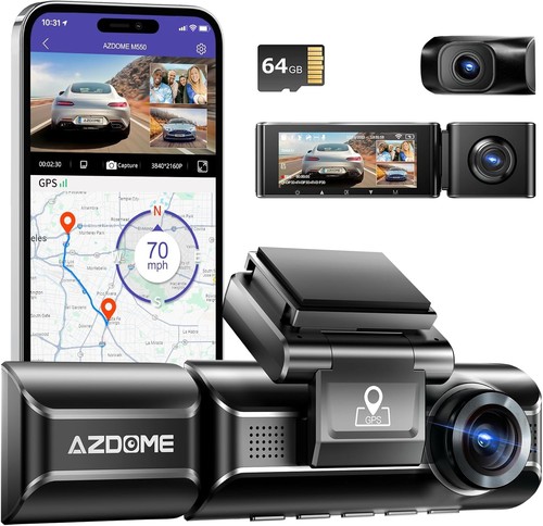 Azdome dash cam canali - 3,
