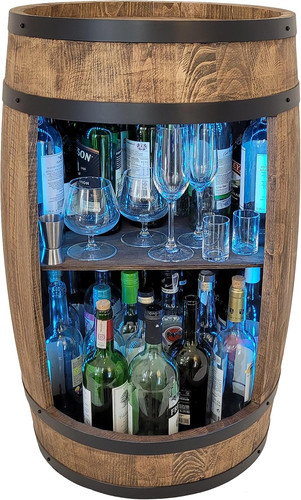 Mobiletto bar barile in - a,
