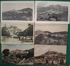 LOTTO 6 CARTOLINE SALCITO CAMPOBASSO MOLISE PANORAMA VIAGGIATE ANNI '20-'40