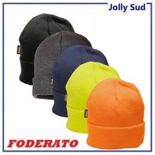 Cappello Invernale Berretto Foderato da Uomo Donna Caldo Antifreddo Antivento