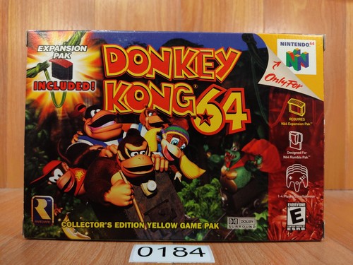 Minty box cib donkey kong - box, 64