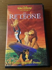 videocassetta disney re leone
