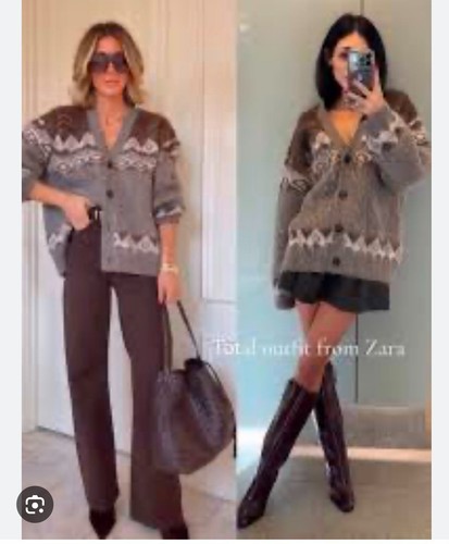 Cappotto cardigan zara donna - cappotto,