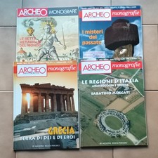Rivista "ARCHEO" attualita' del passato MONOGRAFIE-LOTTO 4  numeri