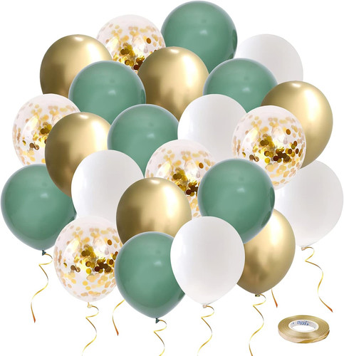 Palloncini verdi retrò oliva