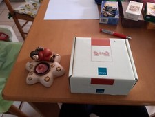 Thun Porta Candela Angelo Rosso su Stella, Colore Champagne. Ottimo stato