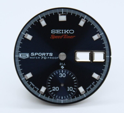 Quadrante blu per orologio