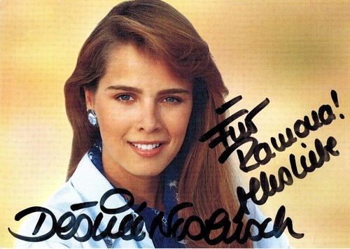 Desiree nosbusch autografi - nosbusch,