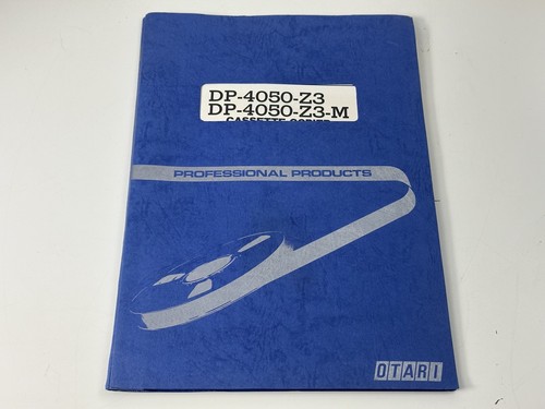 Manuale originale per otari - originale,