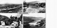 Callander Stirling Scotland Multiview Postcard