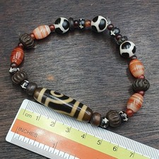 Bracciale con perline in osso