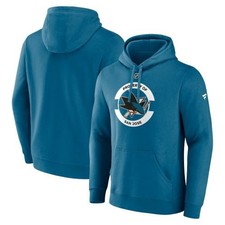 Felpa con cappuccio San Jose Sharks Fanatics Authentic Pro Secondary - Teal