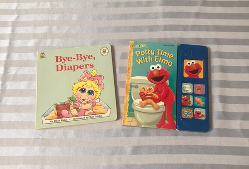 Book lot bye - 2, diapers